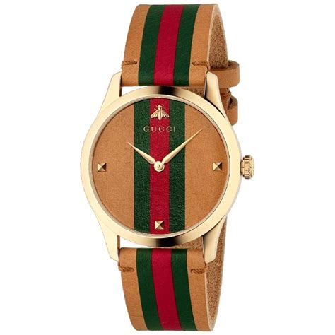 montre gucci homme bracelet cuir|classic gucci watch for women.